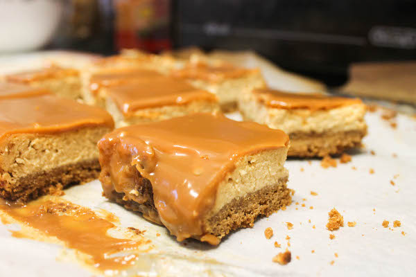 Dulce De Leche Cheesecake Bars - Confessions of a Chocoholic