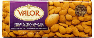 Valor Milk Chocolate with Almonds