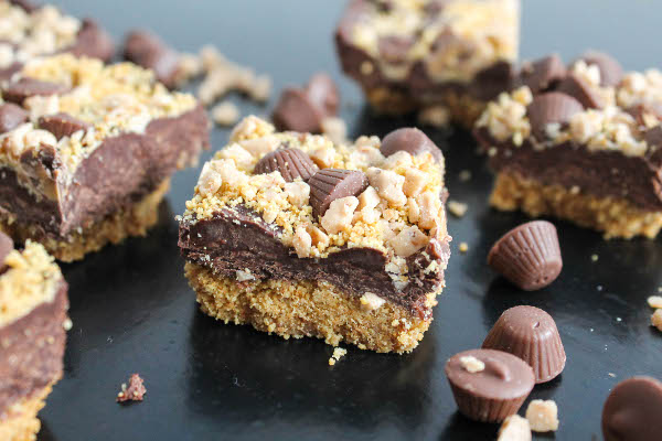 chocolate peanut butter toffee bars