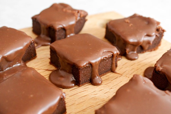 double nutella brownies