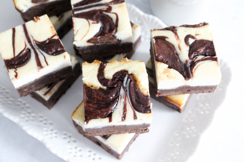 Nutella Cream Cheese Brownies Confessions of a Chocoholic