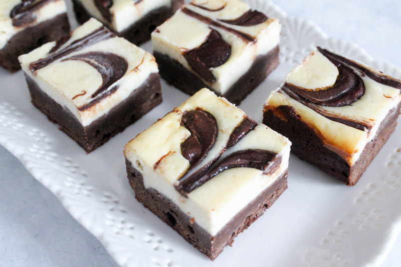 Nutella Cream Cheese Brownies Confessions of a Chocoholic