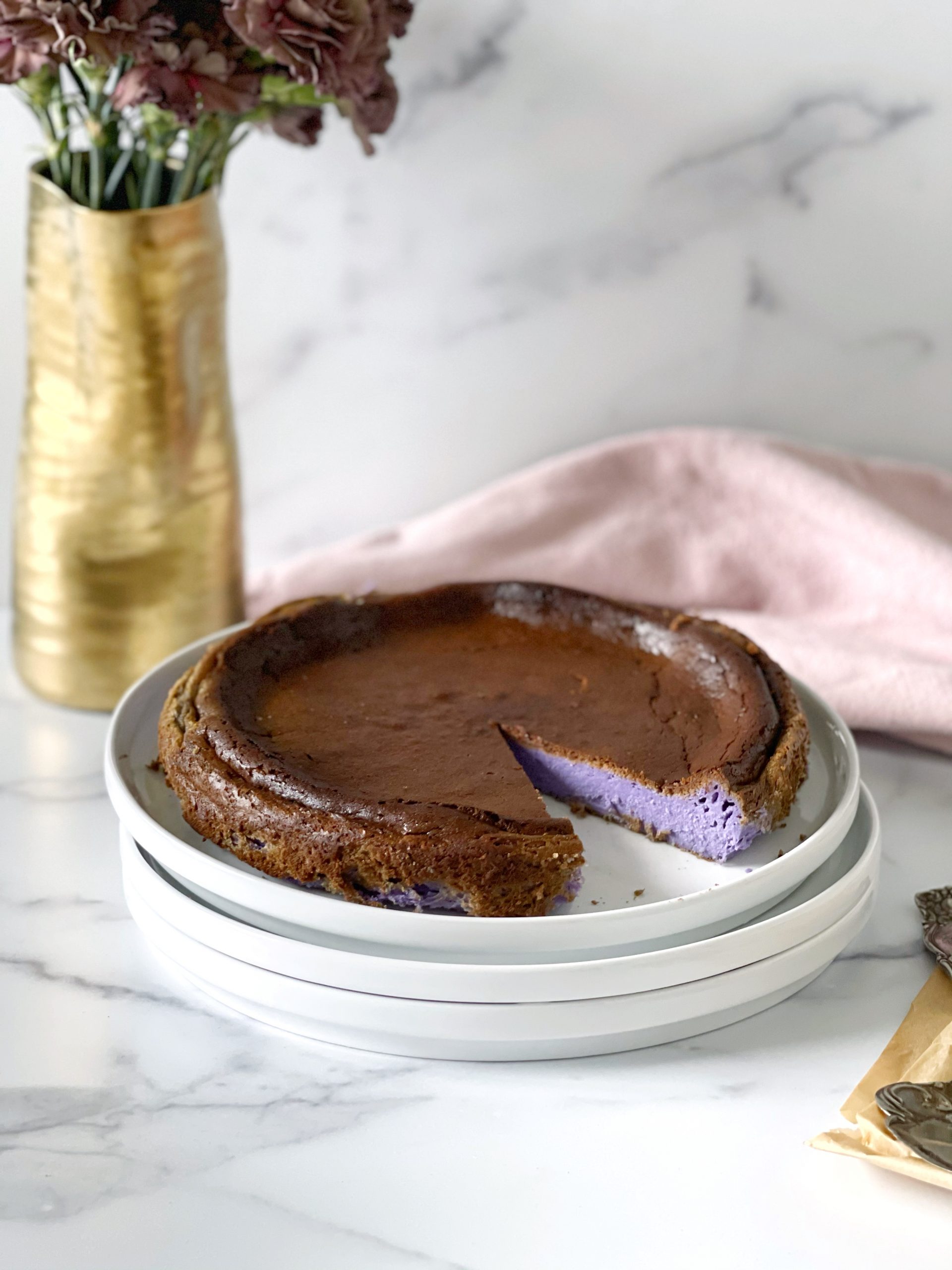 Ube Basque Burnt Cheesecake Confessions of a Chocoholic