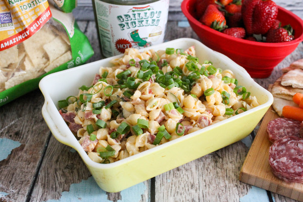Zesty Salami Pasta Salad - Confessions of a Chocoholic