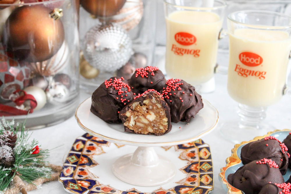 Pecan Pie Eggnog Truffles - Confessions of a Chocoholic