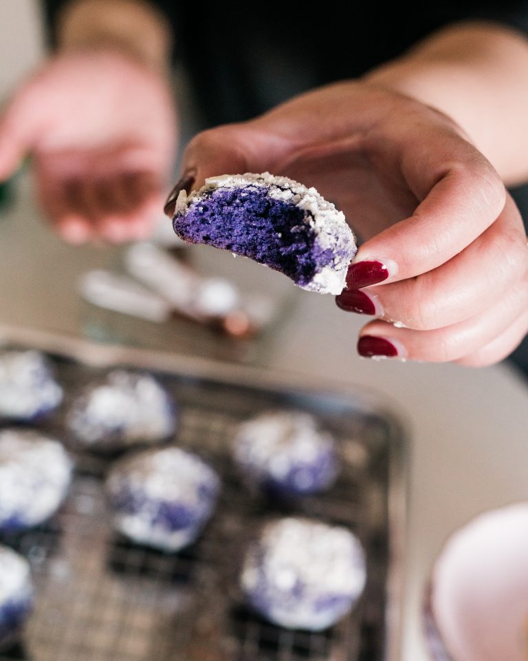 Cookie Bars with Ube Cream Cheese Frosting Confessions of a Chocoholic